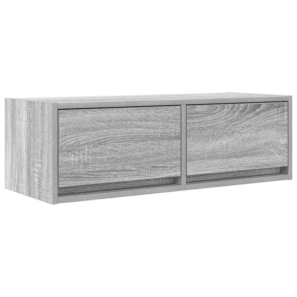 Dulapuri TV 2 buc Gri Sonoma 80x31x25,5 cm Lemn prelucrat GartenMobel Dekor