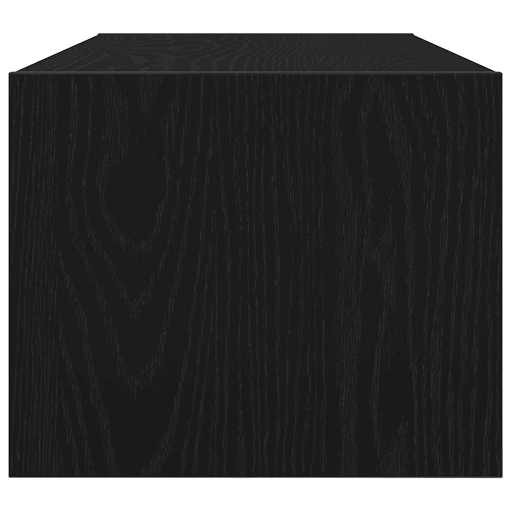 Dulapuri TV 2 buc Stejar negru 80x31x25,5 cm Lemn prelucrat GartenMobel Dekor