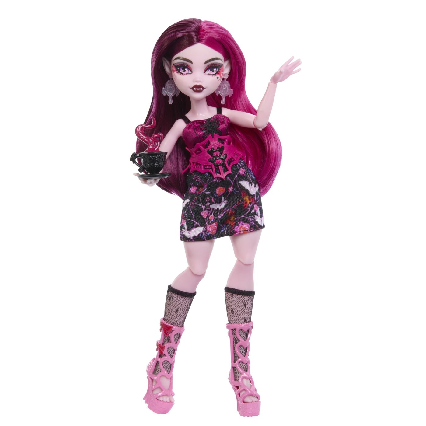 MONSTER HIGH GRADINA DE LA MIEZUL NOPTII PAPUSA DRACULAURA SuperHeroes ToysZone