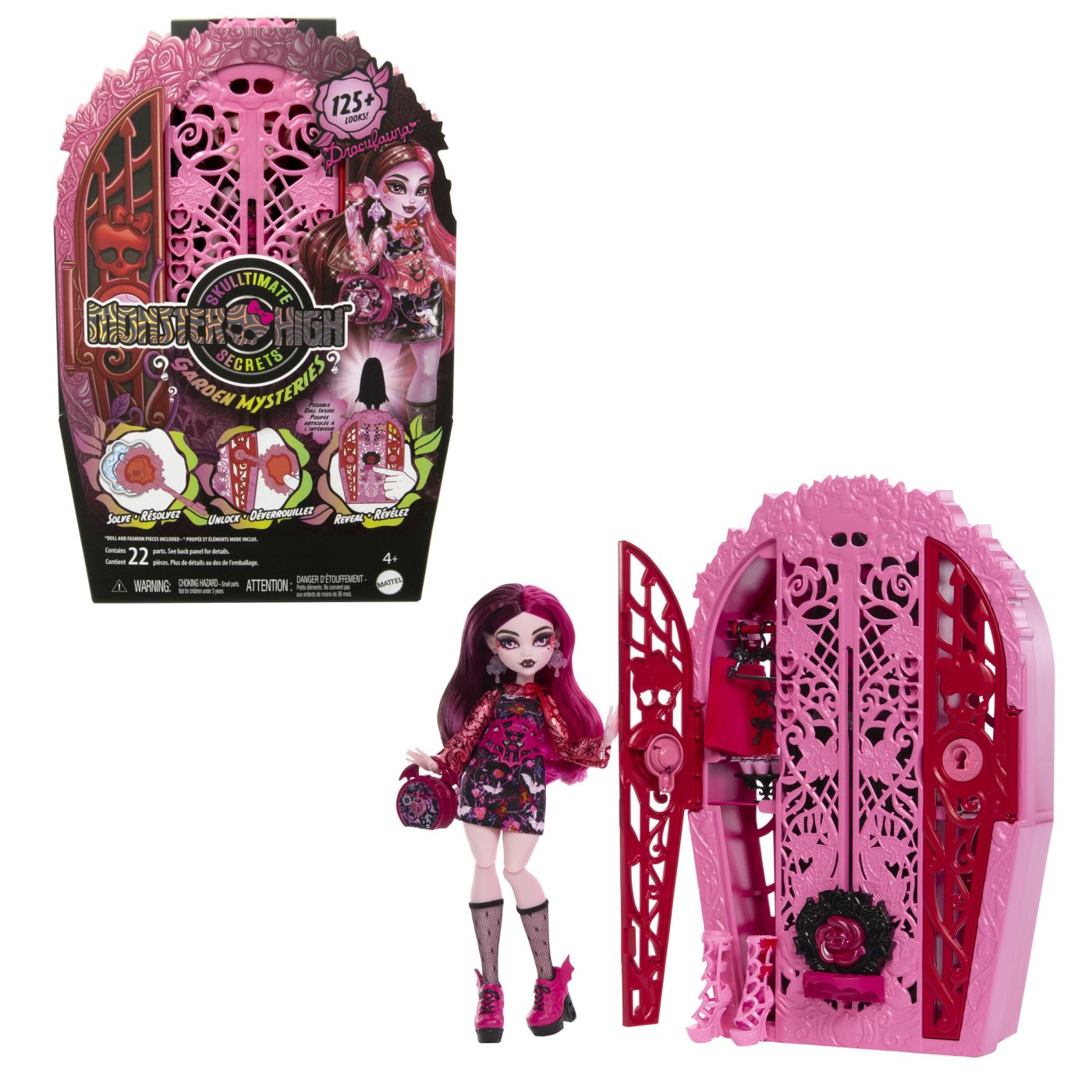 MONSTER HIGH GRADINA DE LA MIEZUL NOPTII PAPUSA DRACULAURA SuperHeroes ToysZone