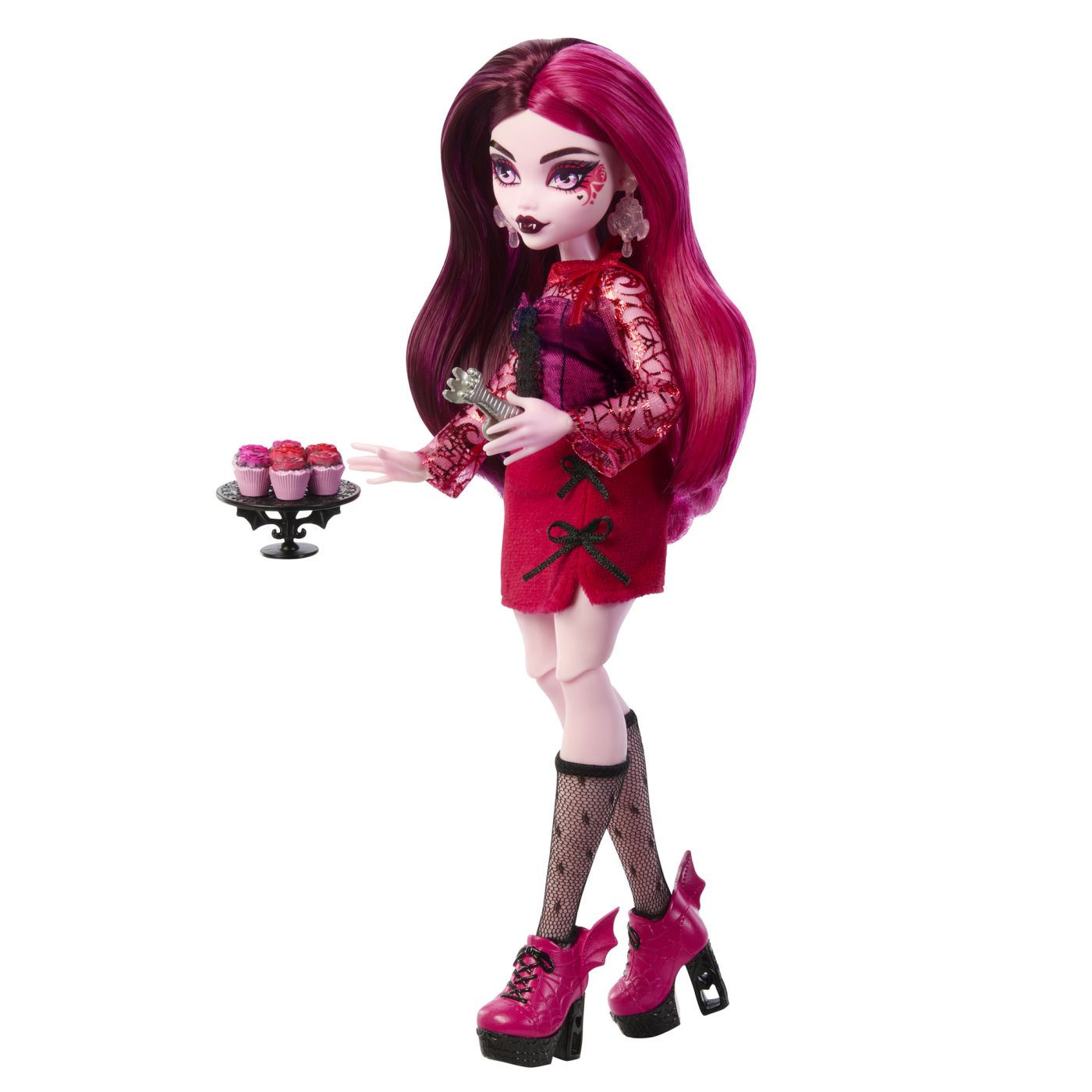 MONSTER HIGH GRADINA DE LA MIEZUL NOPTII PAPUSA DRACULAURA SuperHeroes ToysZone