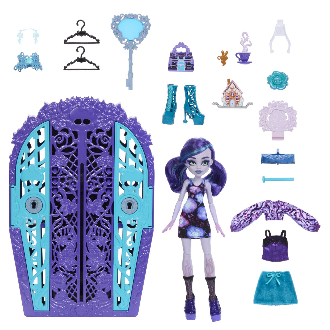 MONSTER HIGH GRADINA DE LA MIEZUL NOPTII PAPUSA TWYLA SuperHeroes ToysZone