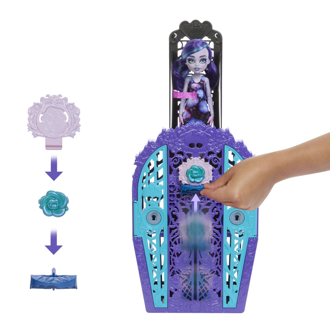 MONSTER HIGH GRADINA DE LA MIEZUL NOPTII PAPUSA TWYLA SuperHeroes ToysZone