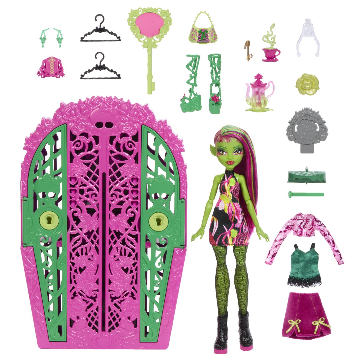 MONSTER HIGH GRADINA DE LA MIEZUL NOPTII PAPUSA VENUS MCFLYTRAP SuperHeroes ToysZone