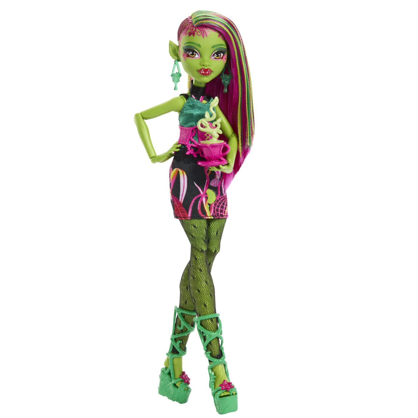 MONSTER HIGH GRADINA DE LA MIEZUL NOPTII PAPUSA VENUS MCFLYTRAP SuperHeroes ToysZone
