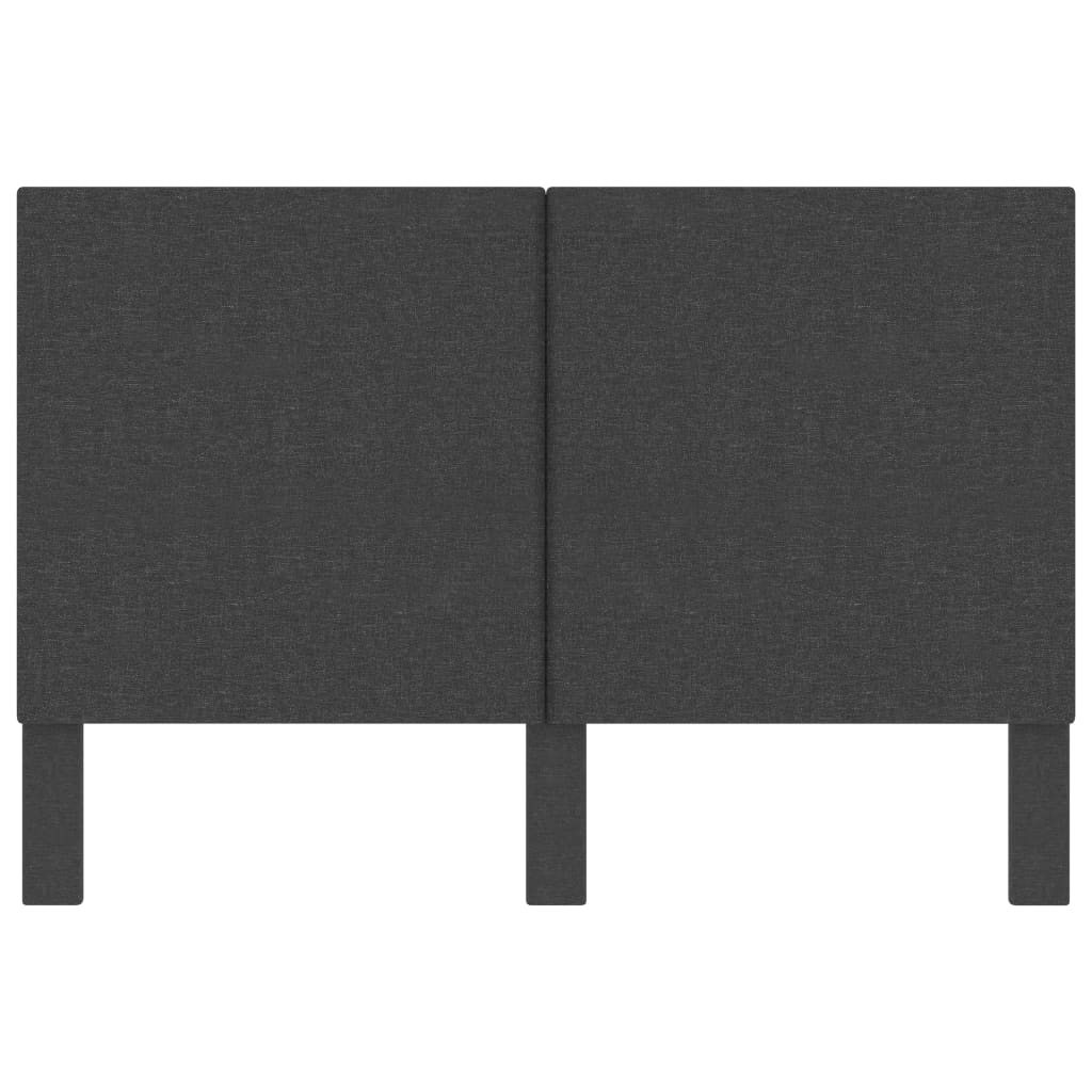 Tăblie de pat, gri închis, 140 x 200 cm, material textil  GartenMobel Dekor