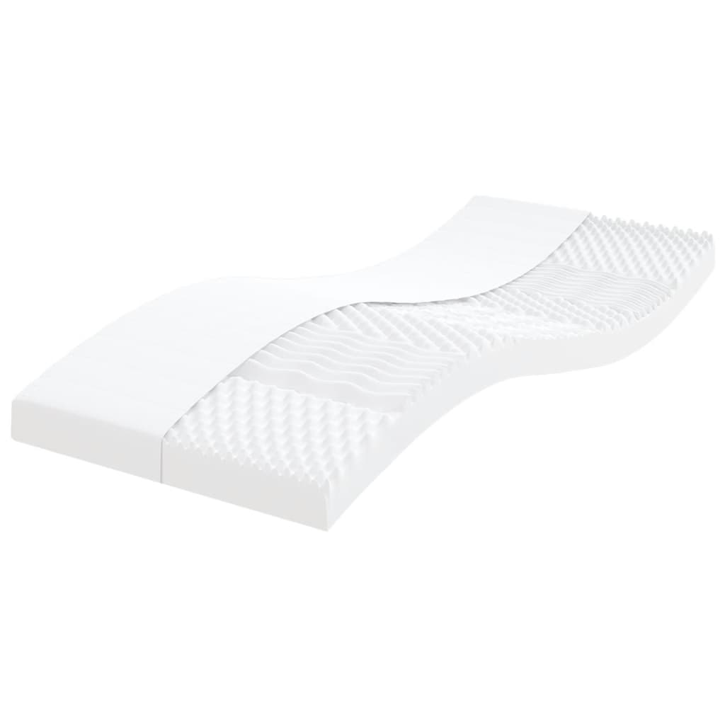 Pat de zi cu extensie și saltele, gri deschis 100x200 cm textil GartenMobel Dekor
