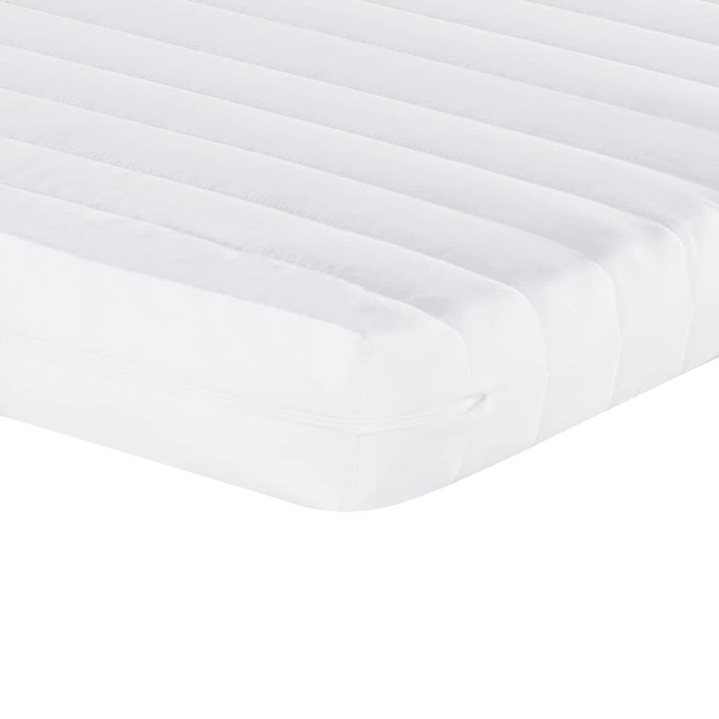 Pat de zi cu extensie și saltele, gri deschis 100x200 cm textil GartenMobel Dekor