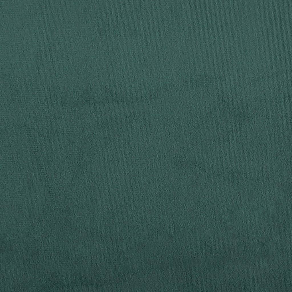 Pat de zi cu saltea, verde închis, 90x200 cm, catifea GartenMobel Dekor