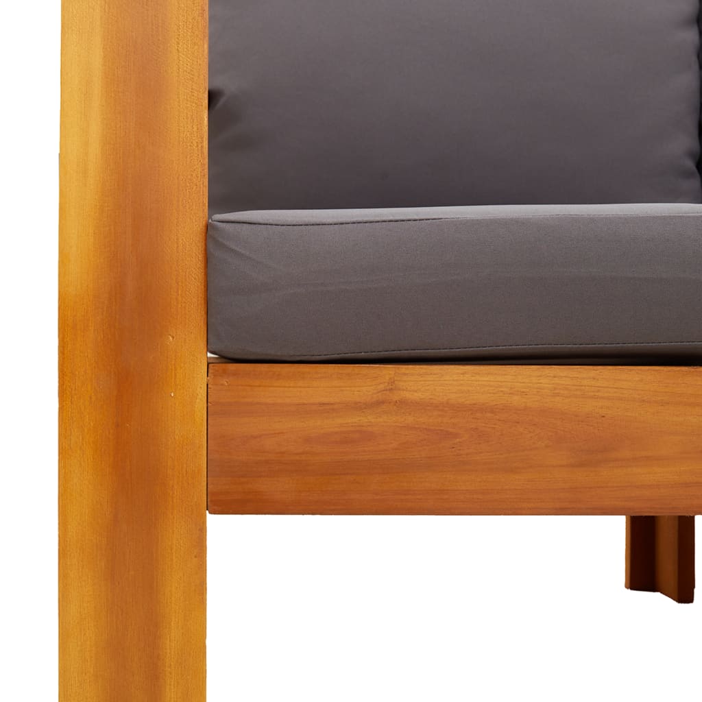 Set canapele de grădină cu perne, 4 piese, lemn masiv de acacia GartenMobel Dekor