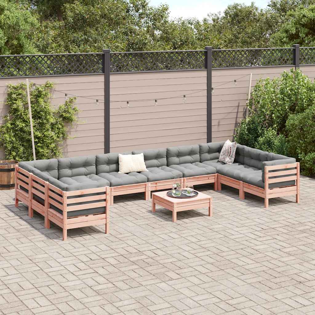 Set canapele grădină cu perne, 11 piese lemn masiv brad douglas GartenMobel Dekor