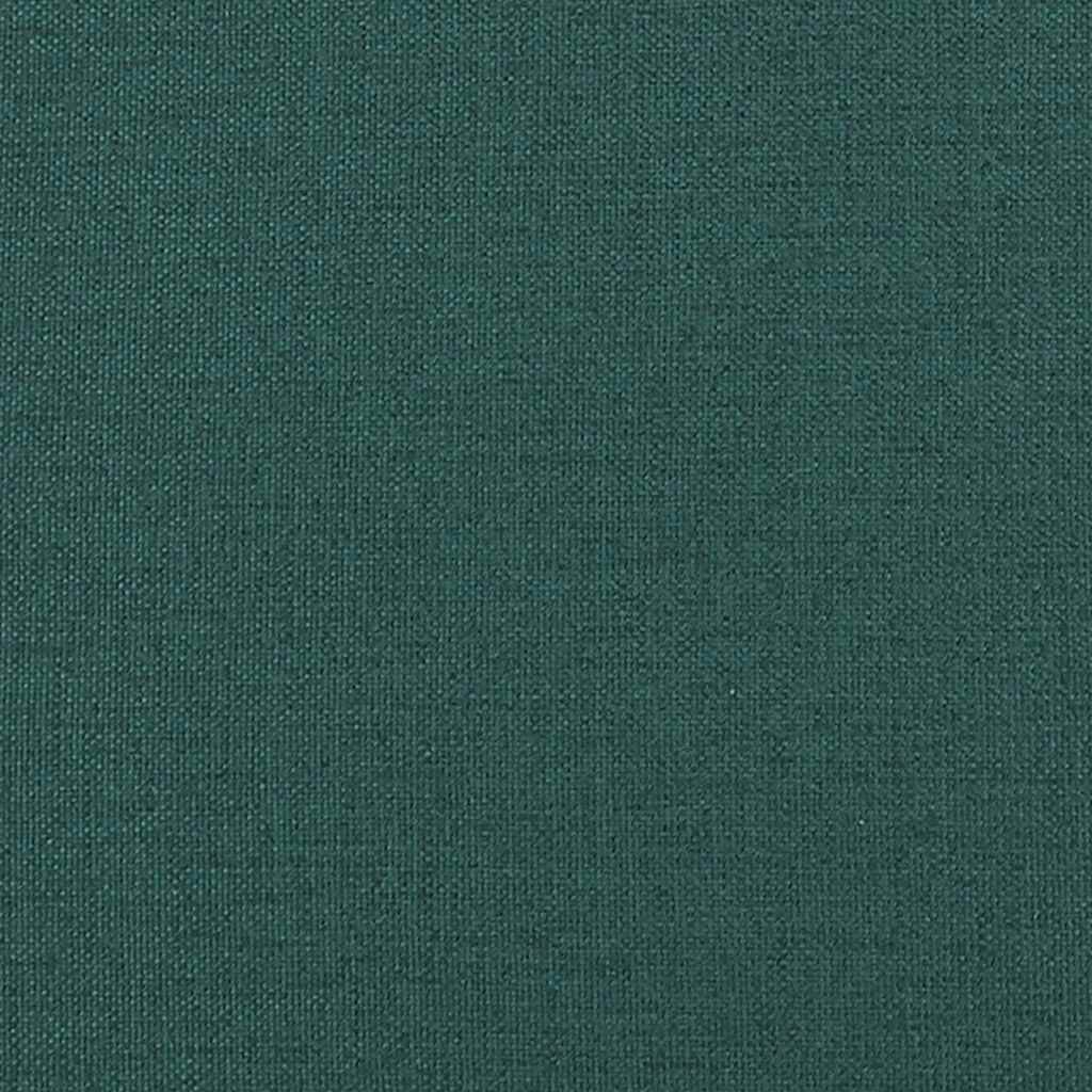 Scaun balansoar cu taburet, verde închis, textil GartenMobel Dekor