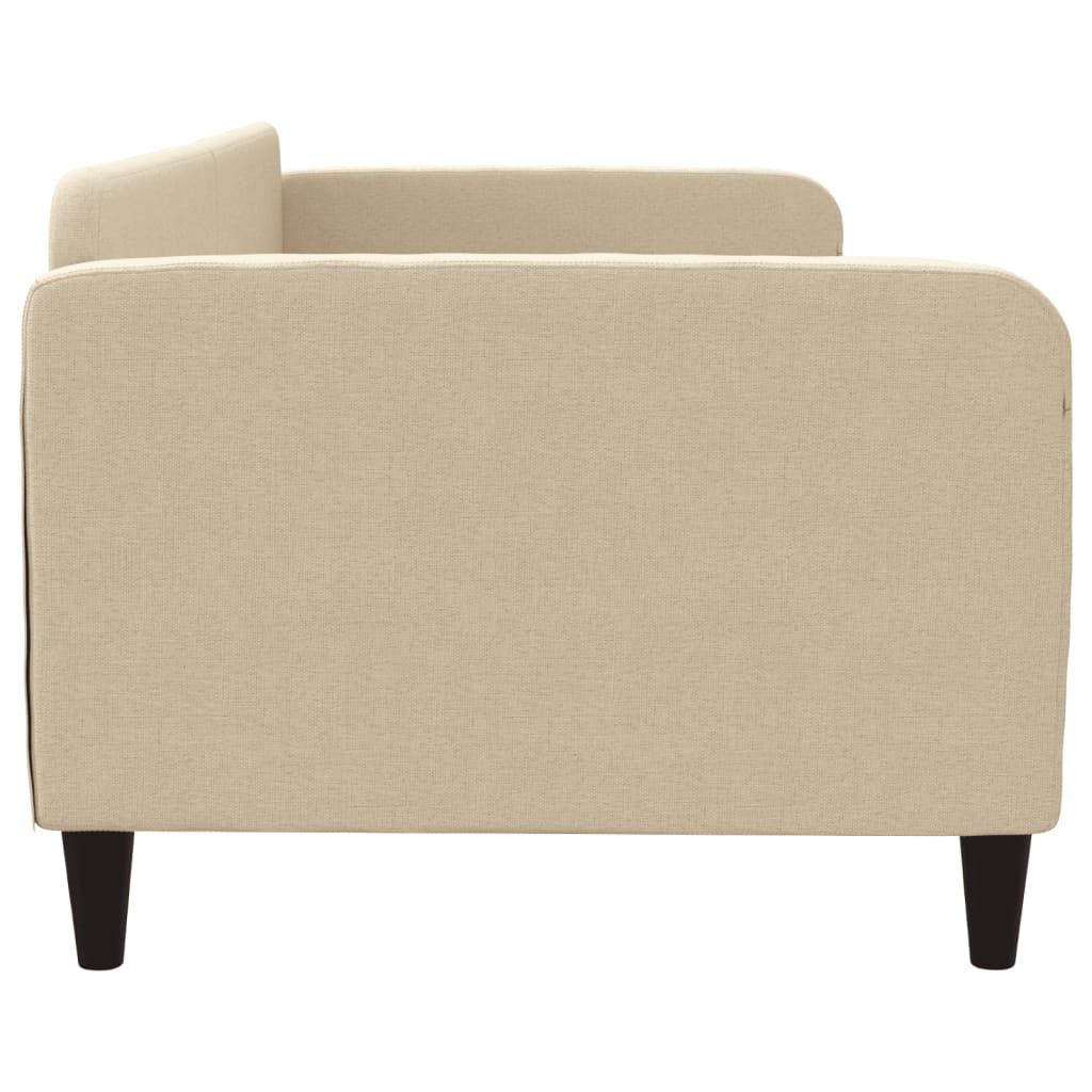 Pat de zi, crem, 90x200 cm, material textil GartenMobel Dekor