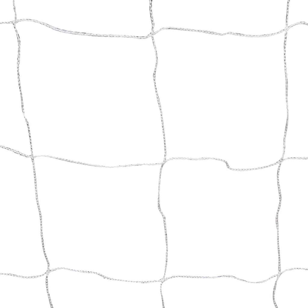 Poarta de Fotbal Mare din Otel, Calitate Superioara, Plasa Inclusa, Dimensiuni 240x90x150 cm, Diametru Tevi 2.5 cm, Alb