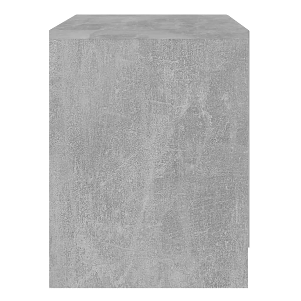 Noptiere, 2 buc., gri beton, 45x34,5x44,5 cm, PAL  GartenMobel Dekor