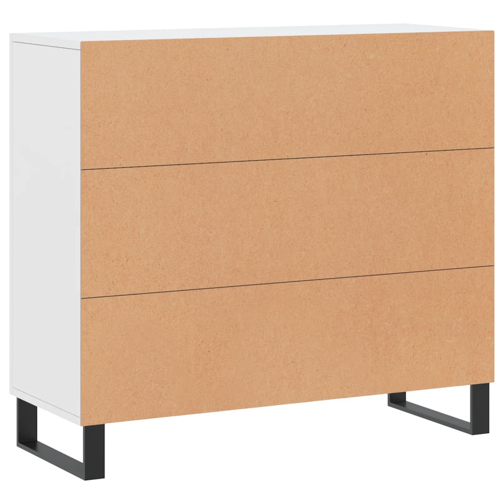 Dulap, alb, 90x34x80 cm, lemn compozit GartenMobel Dekor
