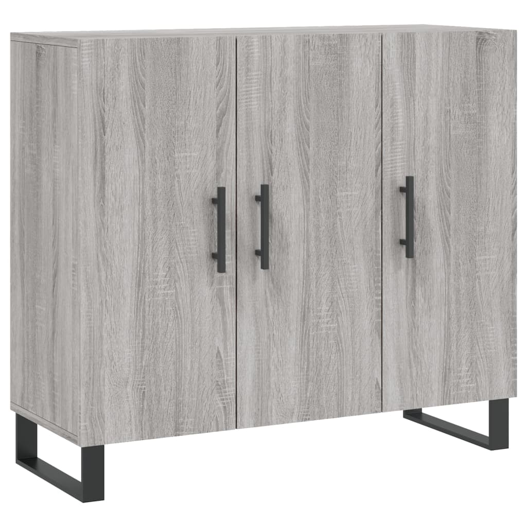Dulap, gri sonoma, 90x34x80 cm, lemn compozit GartenMobel Dekor