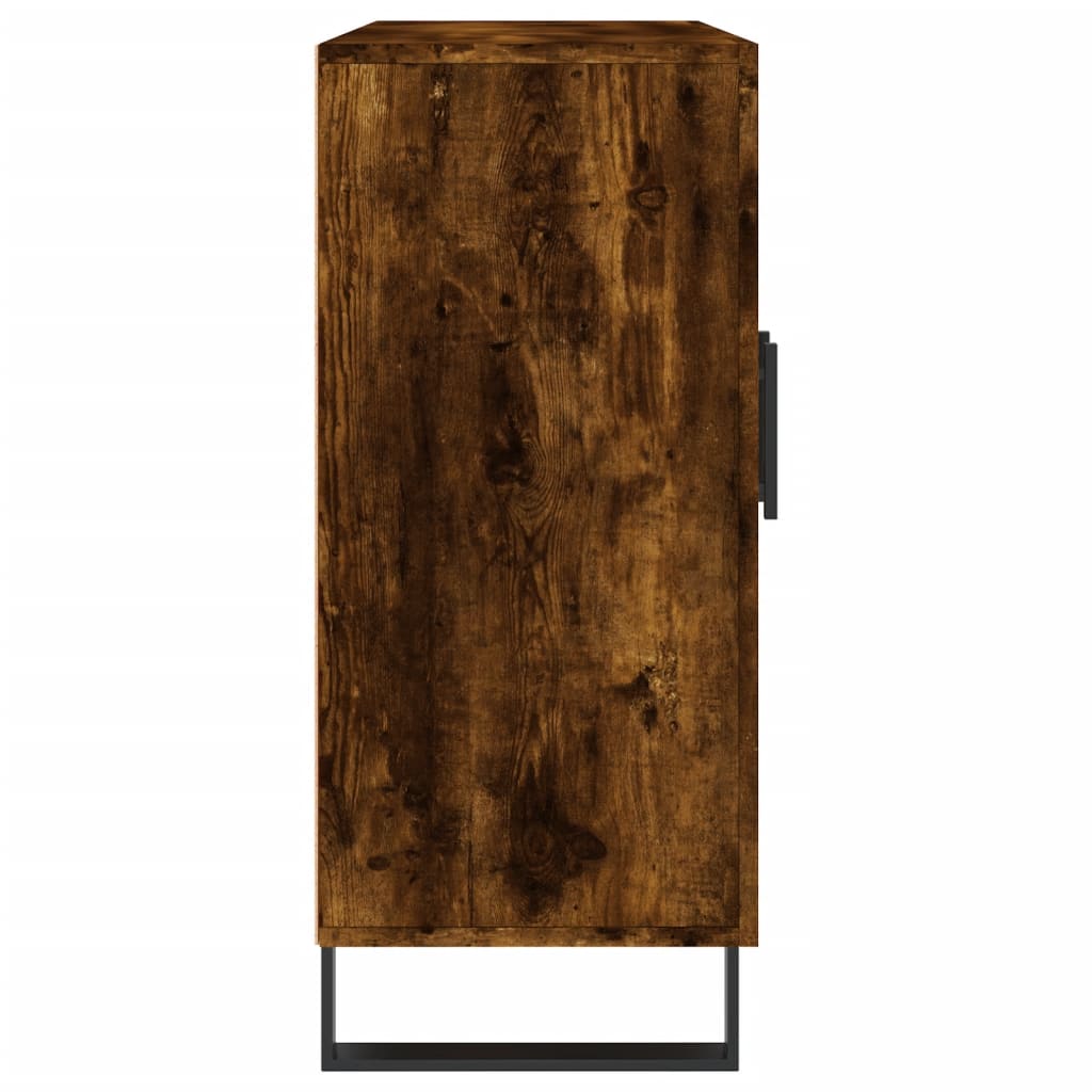 Dulap, stejar fumuriu, 90x34x80 cm, lemn compozit GartenMobel Dekor