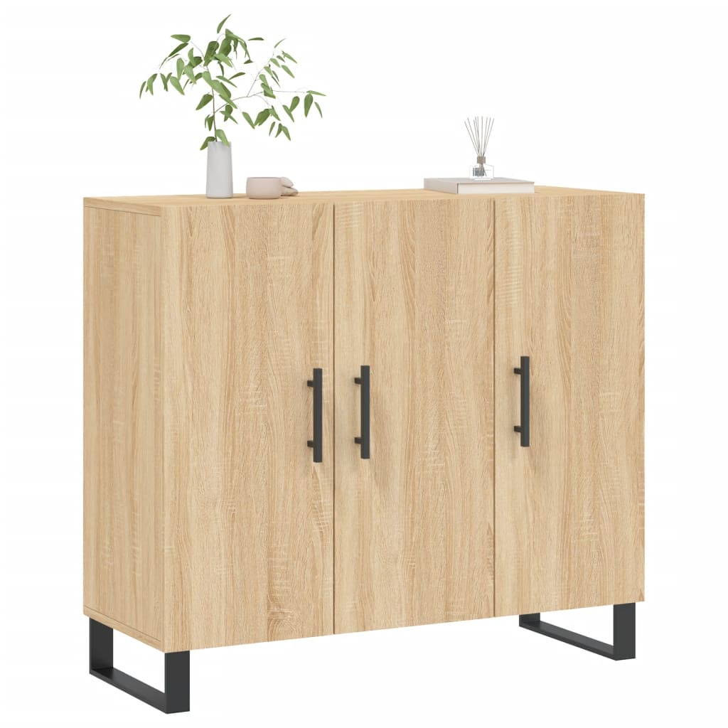 Dulap, stejar sonoma, 90x34x80 cm, lemn compozit GartenMobel Dekor