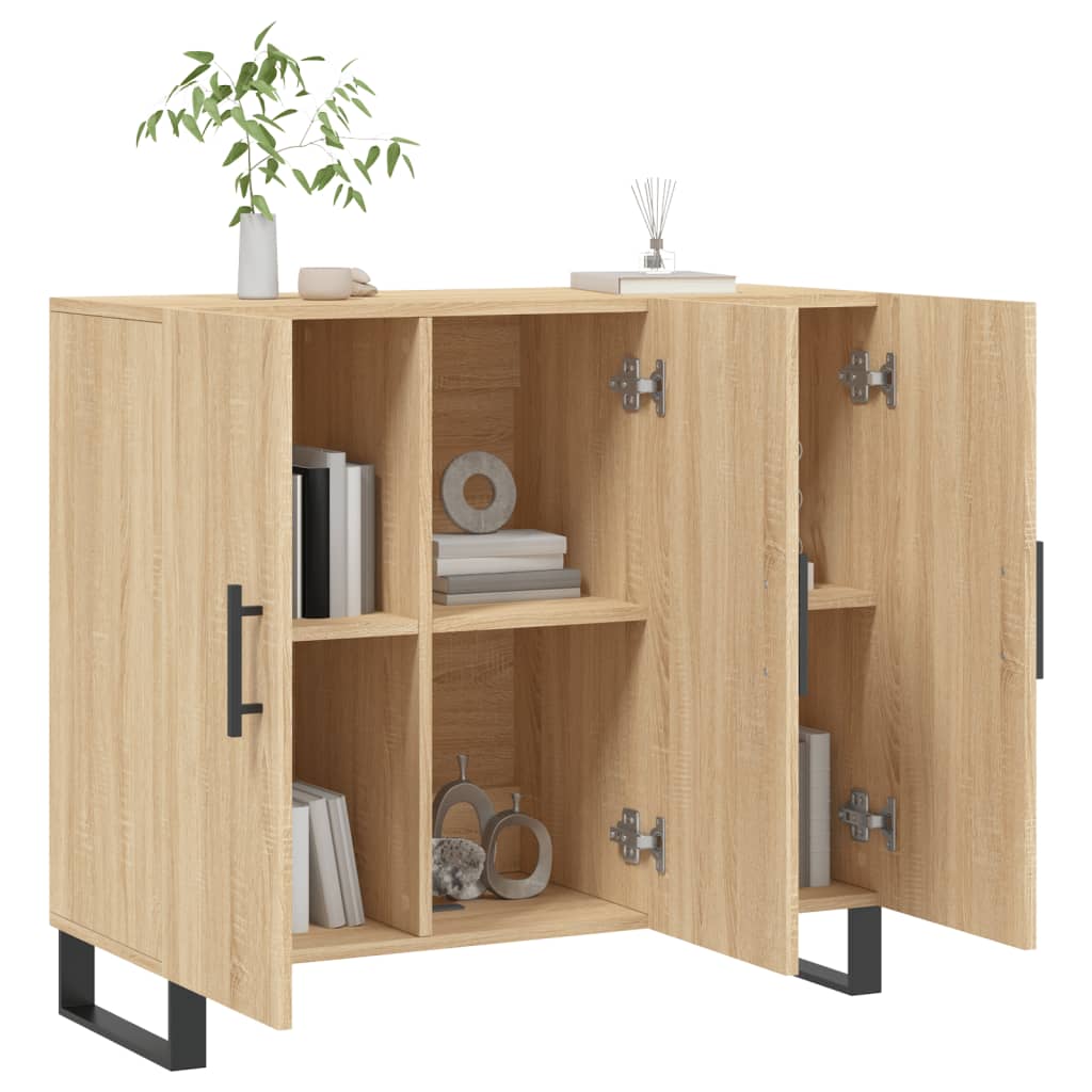 Dulap, stejar sonoma, 90x34x80 cm, lemn compozit GartenMobel Dekor