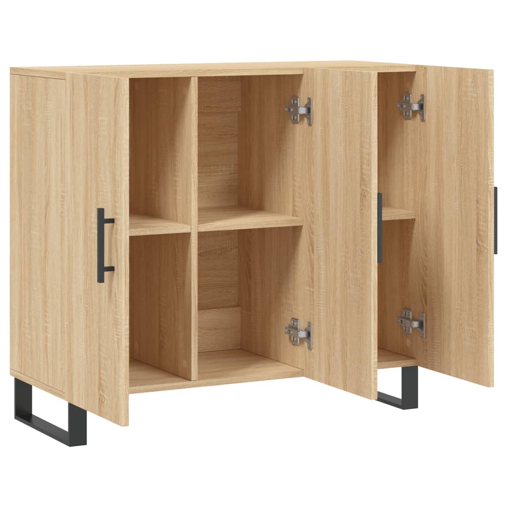 Dulap, stejar sonoma, 90x34x80 cm, lemn compozit GartenMobel Dekor