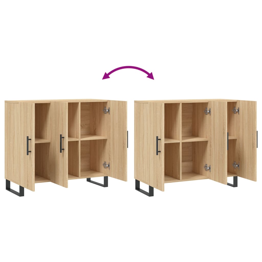 Dulap, stejar sonoma, 90x34x80 cm, lemn compozit GartenMobel Dekor