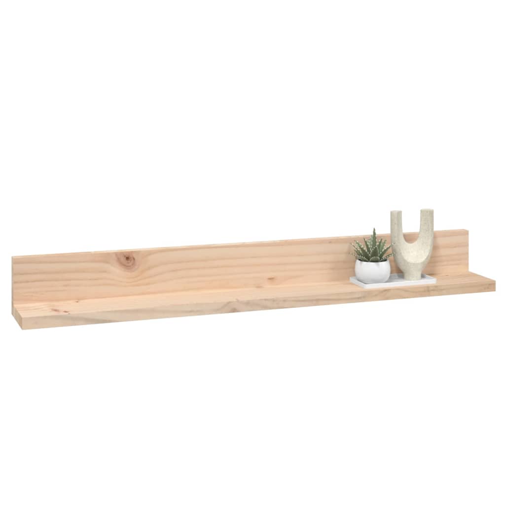 Rafturi de perete, 2 buc., 80x11x9 cm, lemn masiv de pin GartenMobel Dekor