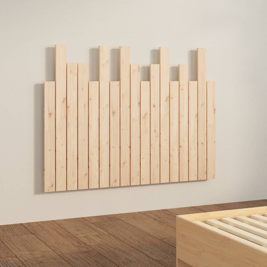 Tăblie de pat pentru perete, 108x3x80 cm, lemn masiv de pin GartenMobel Dekor