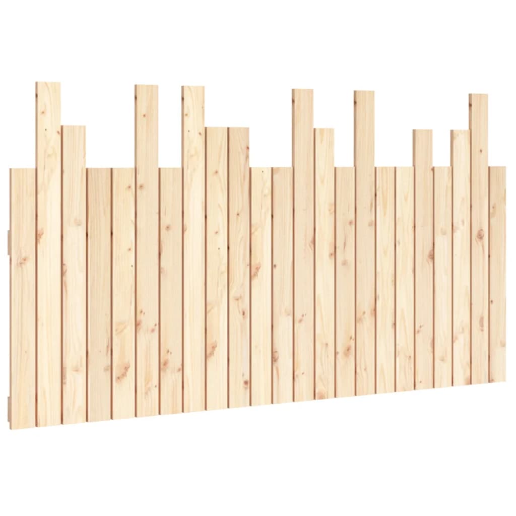 Tăblie de pat pentru perete, 146,5x3x80 cm, lemn masiv de pin GartenMobel Dekor