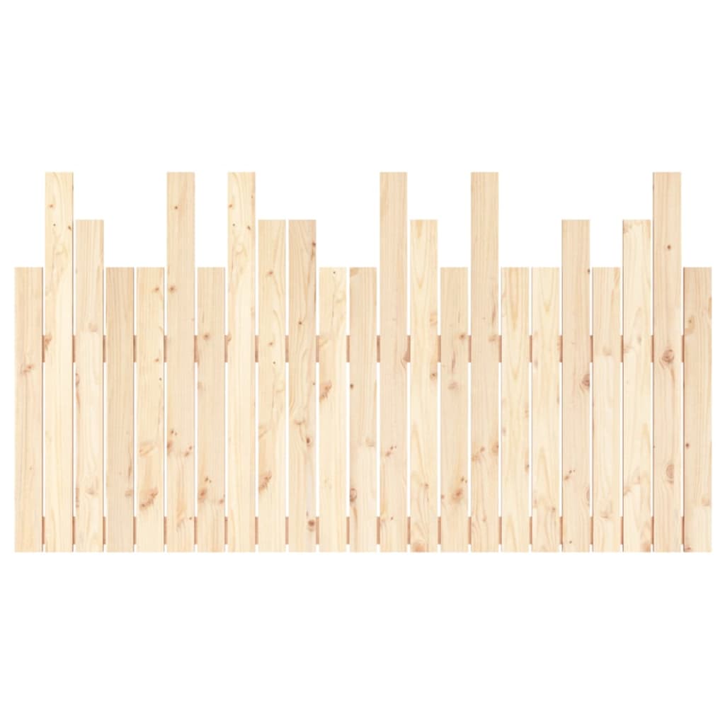 Tăblie de pat pentru perete, 146,5x3x80 cm, lemn masiv de pin GartenMobel Dekor