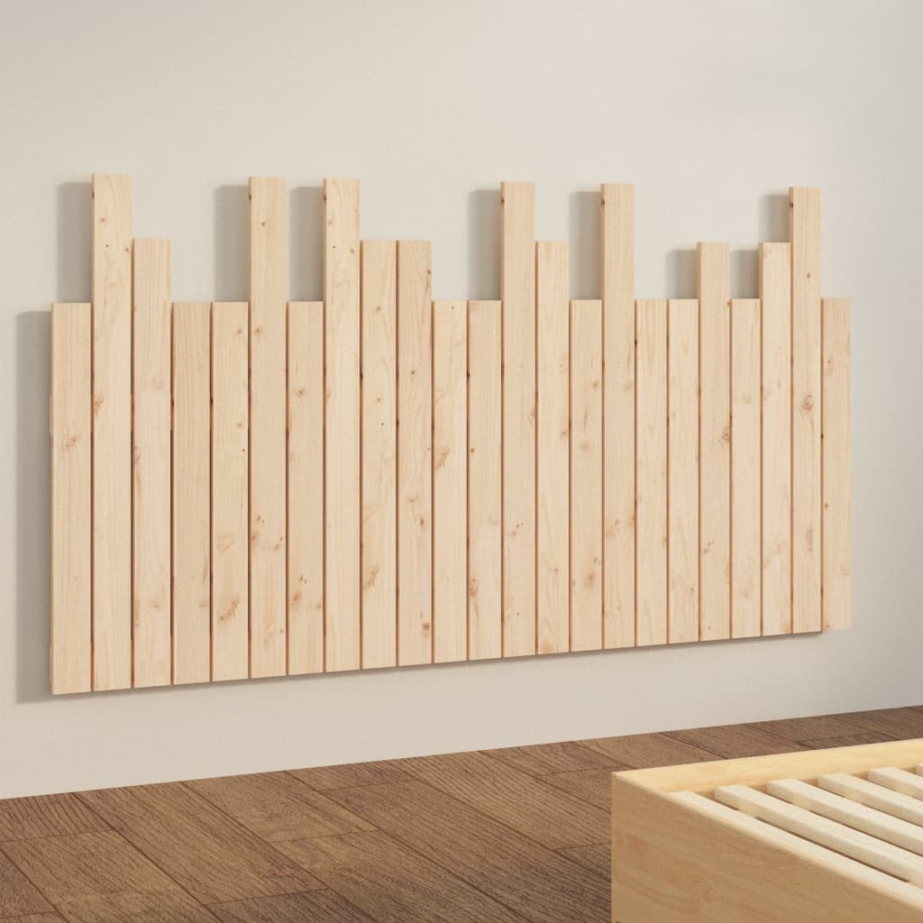 Tăblie de pat pentru perete, 146,5x3x80 cm, lemn masiv de pin GartenMobel Dekor