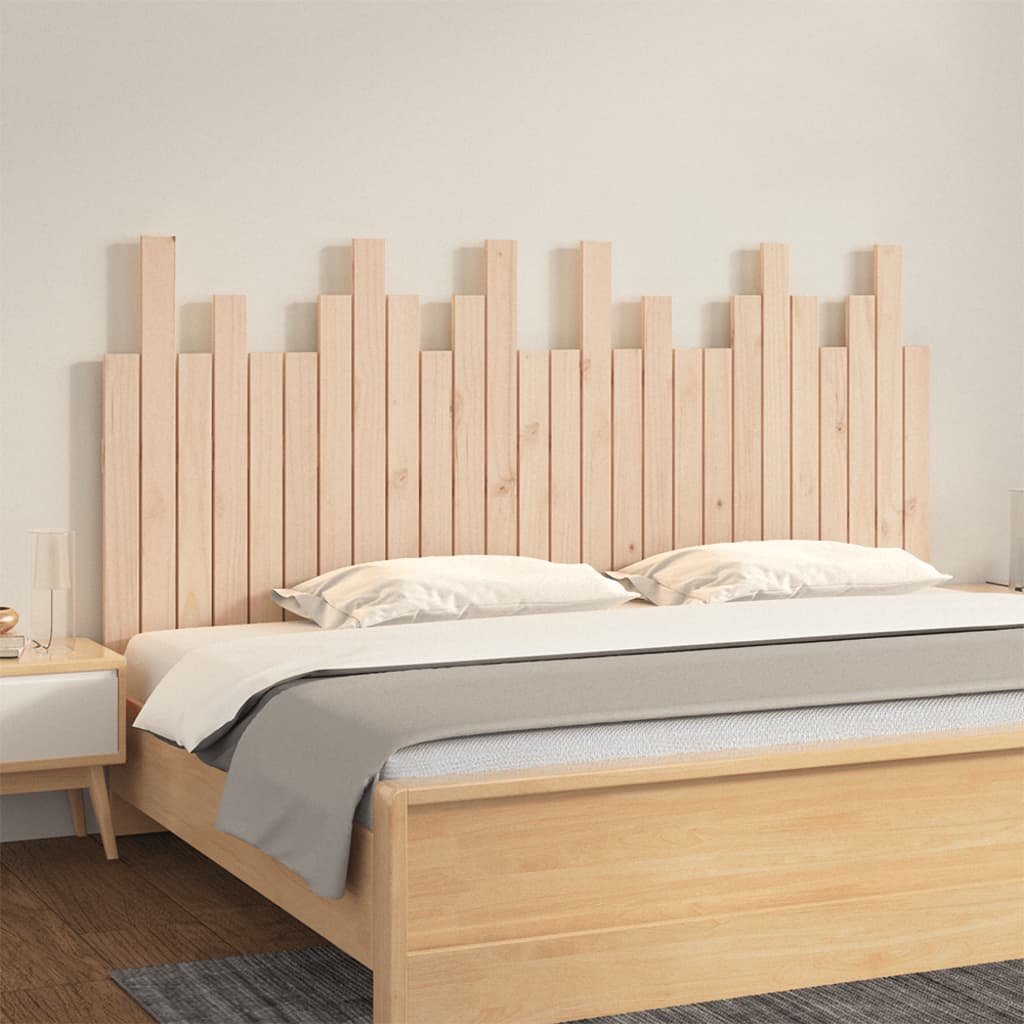 Tăblie de pat pentru perete, 166x3x80 cm, lemn masiv de pin GartenMobel Dekor