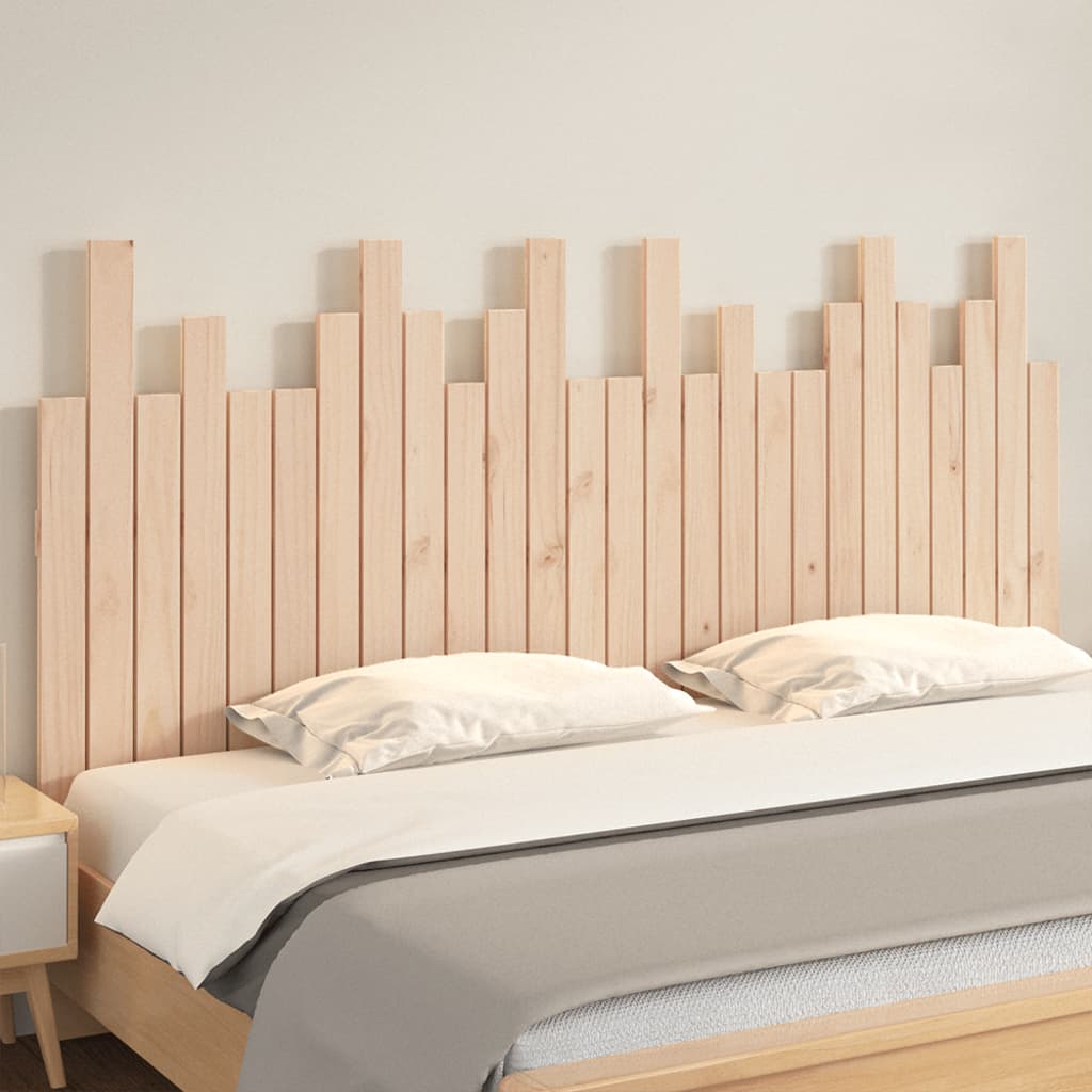 Tăblie de pat pentru perete, 166x3x80 cm, lemn masiv de pin GartenMobel Dekor