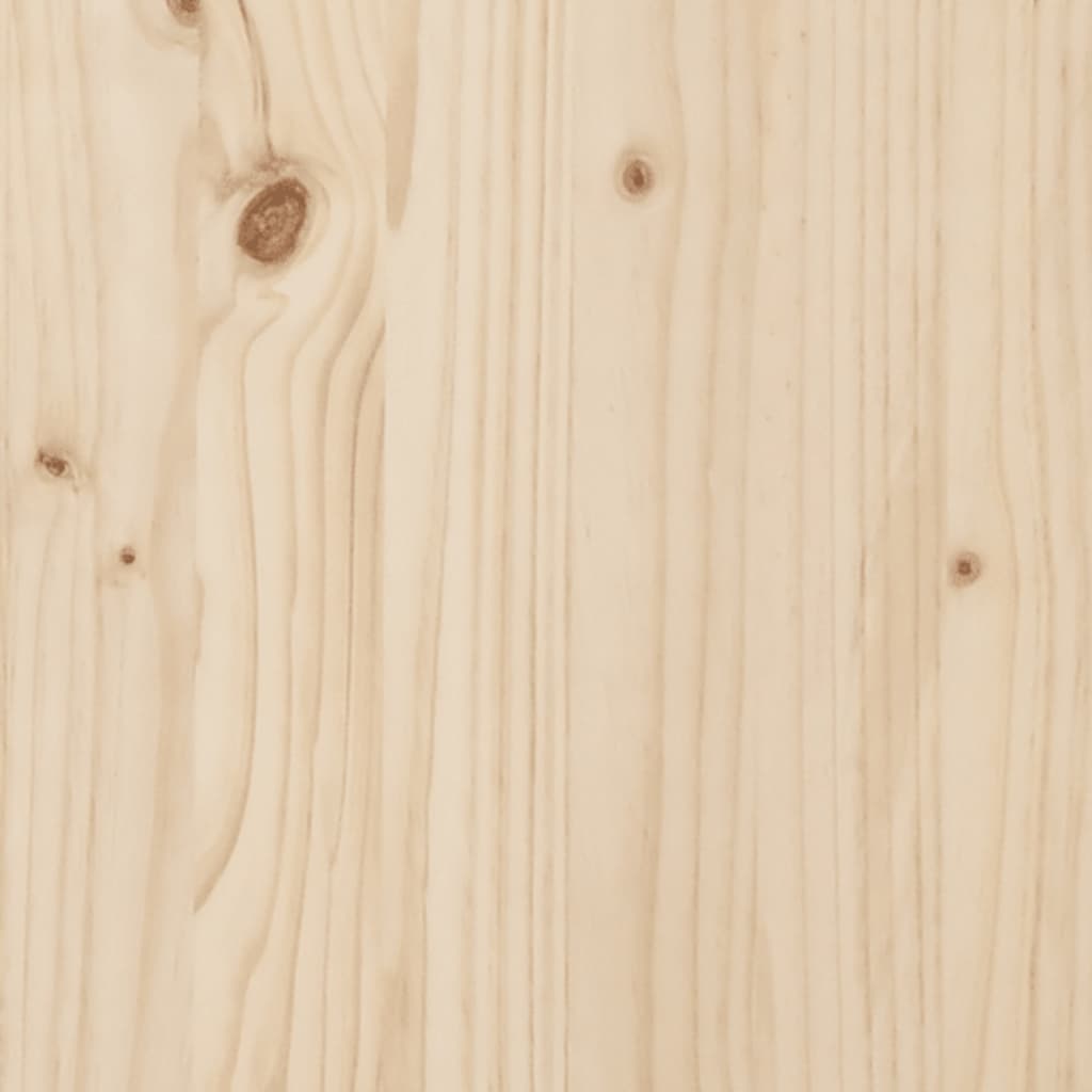 Tăblie de pat pentru perete, 204x3x80 cm, lemn masiv de pin GartenMobel Dekor
