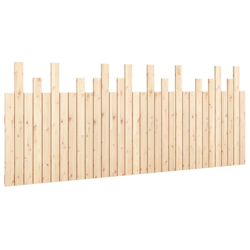 Tăblie de pat pentru perete, 204x3x80 cm, lemn masiv de pin GartenMobel Dekor