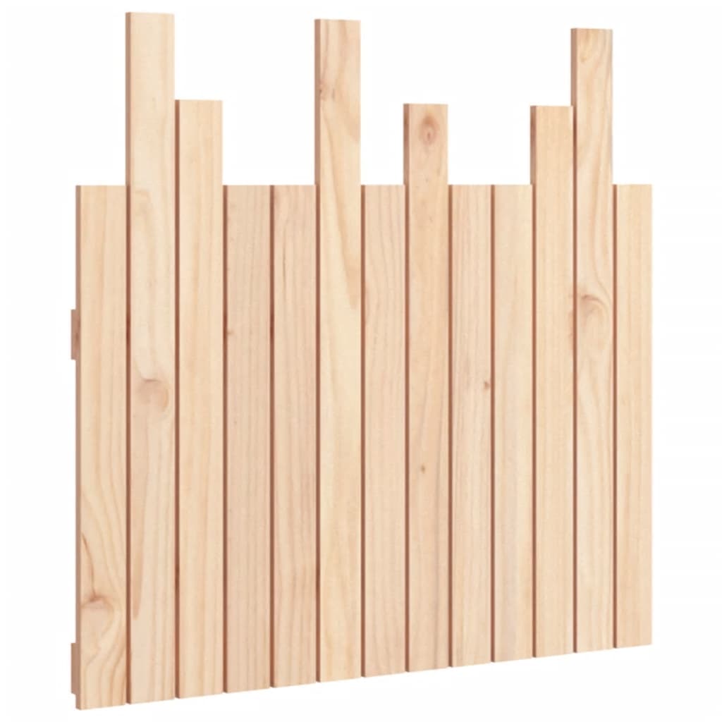 Tăblie de pat pentru perete, 82,5x3x80 cm, lemn masiv de pin GartenMobel Dekor
