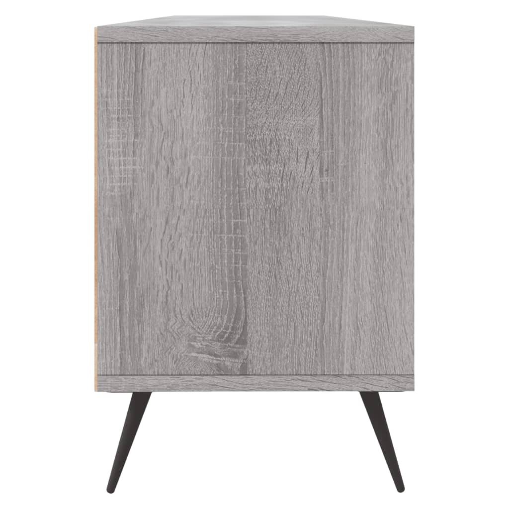 Comodă TV, gri sonoma, 150x30x44,5 cm, lemn prelucrat GartenMobel Dekor