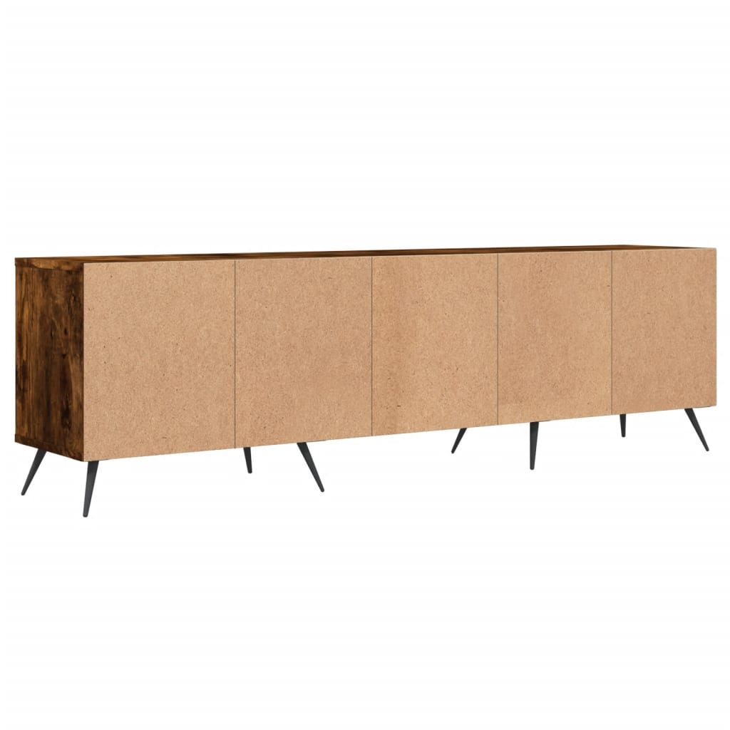 Comodă TV, stejar fumuriu, 150x30x44,5 cm, lemn prelucrat GartenMobel Dekor