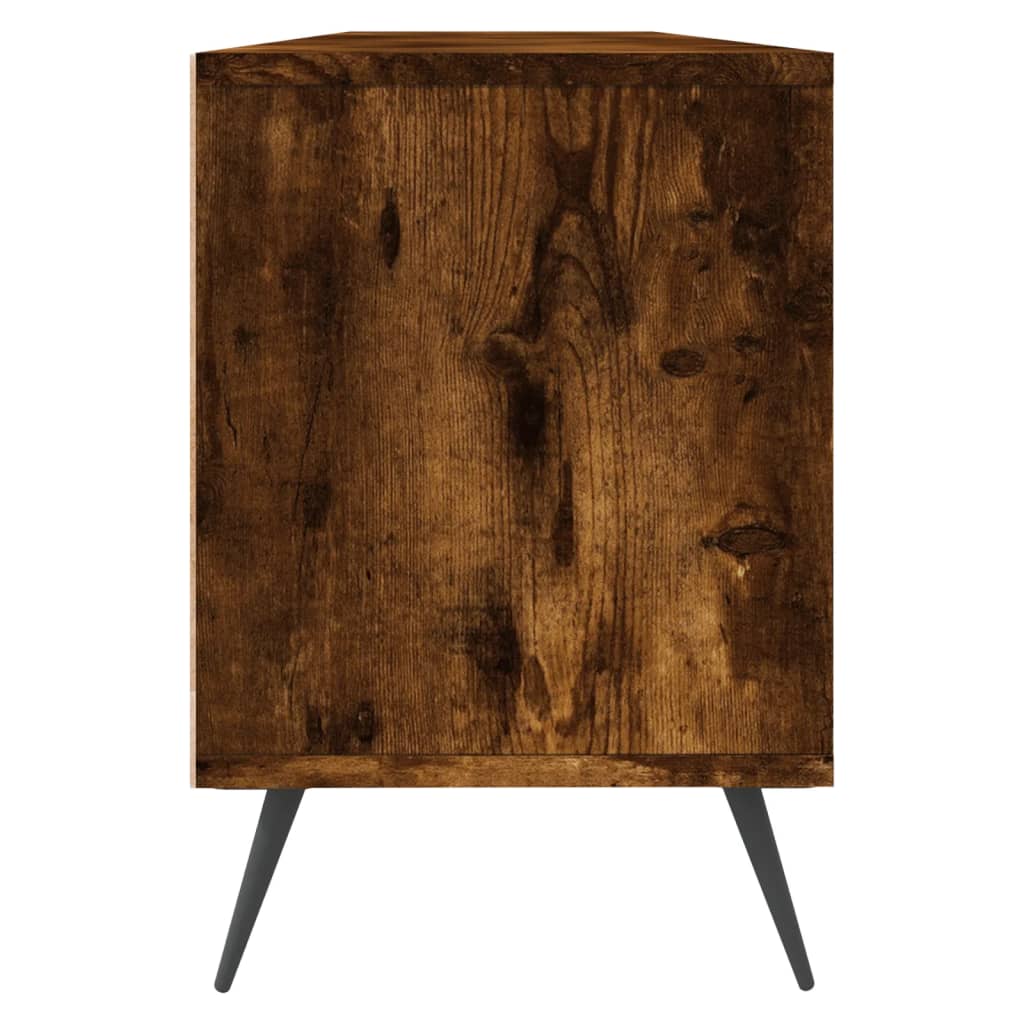 Comodă TV, stejar fumuriu, 150x30x44,5 cm, lemn prelucrat GartenMobel Dekor