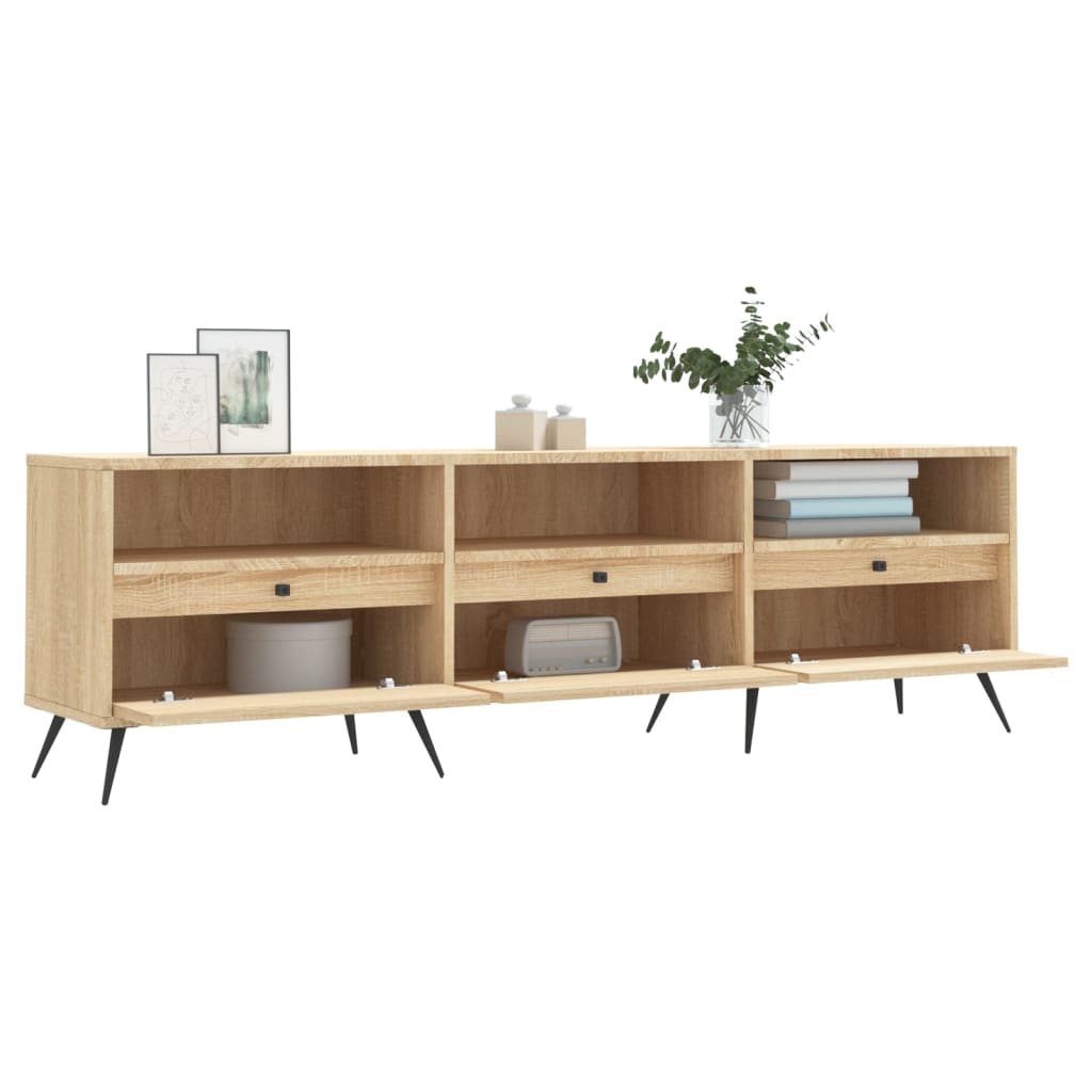 Comodă TV, stejar sonoma, 150x30x44,5 cm, lemn prelucrat GartenMobel Dekor