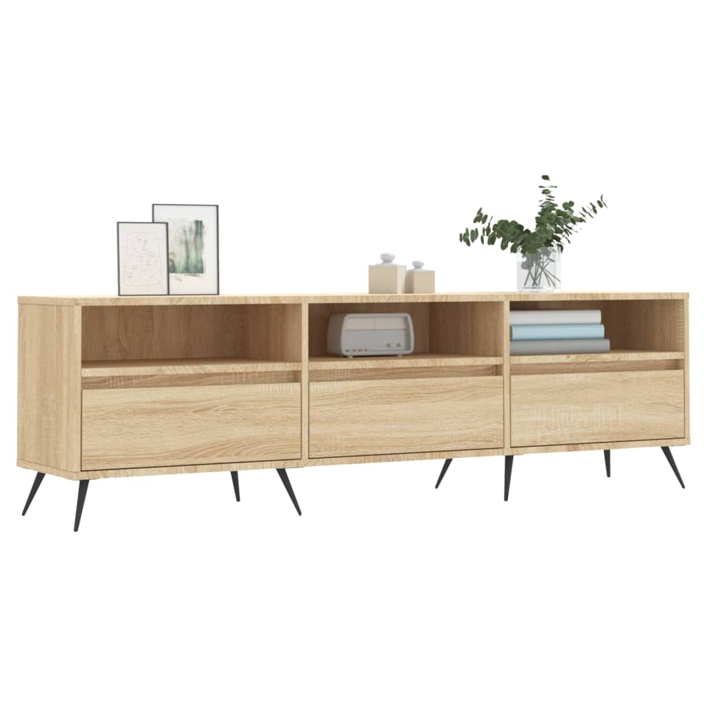 Comodă TV, stejar sonoma, 150x30x44,5 cm, lemn prelucrat GartenMobel Dekor