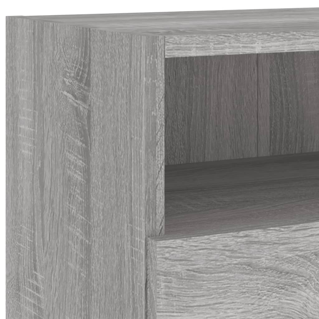 Comodă TV de perete, gri sonoma, 100x30x30 cm, lemn prelucrat GartenMobel Dekor