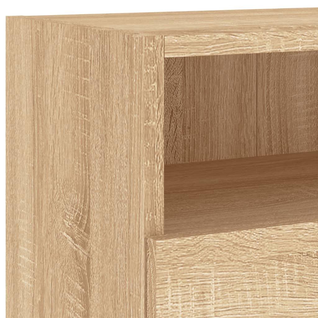 Comodă TV de perete, stejar sonoma, 100x30x30 cm lemn prelucrat GartenMobel Dekor