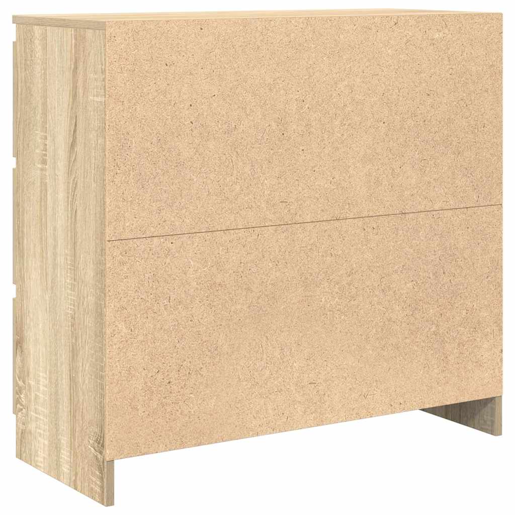 Bufetă Stejar Sonoma 80x35x76 cm Lemn prelucrat GartenMobel Dekor