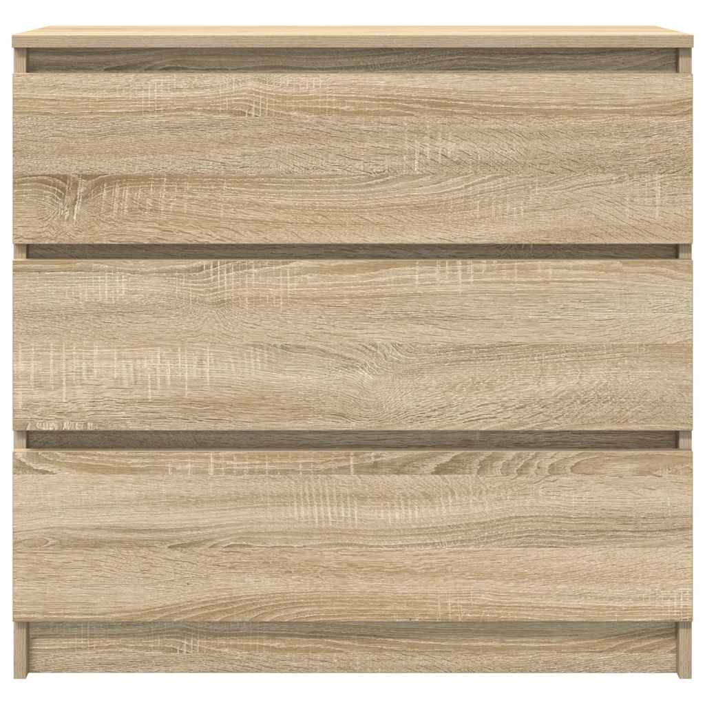 Bufetă Stejar Sonoma 80x35x76 cm Lemn prelucrat GartenMobel Dekor
