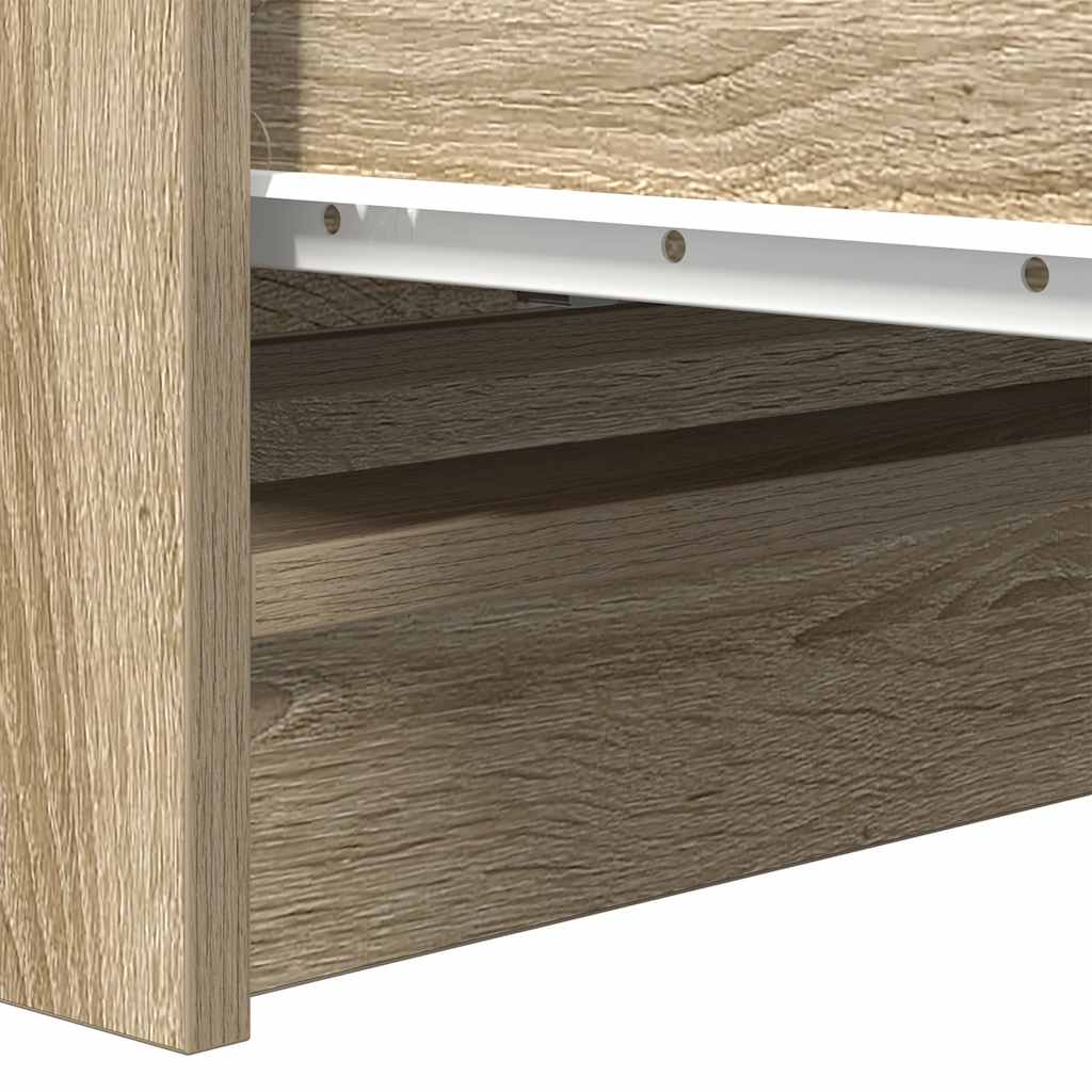 Bufetă Stejar Sonoma 80x35x76 cm Lemn prelucrat GartenMobel Dekor