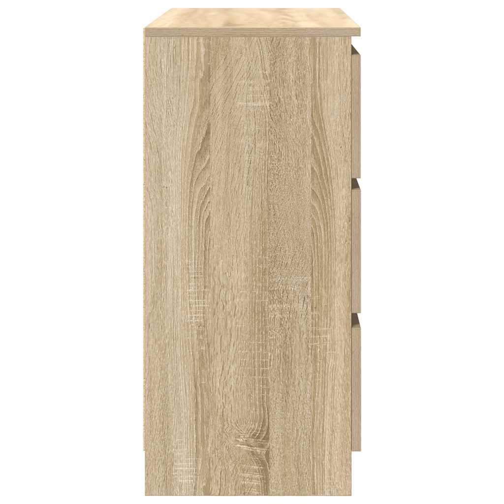 Bufetă Stejar Sonoma 80x35x76 cm Lemn prelucrat GartenMobel Dekor