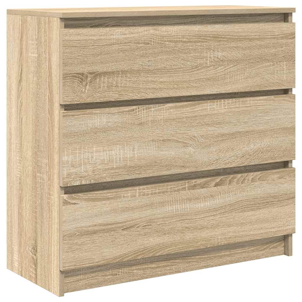 Bufetă Stejar Sonoma 80x35x76 cm Lemn prelucrat GartenMobel Dekor