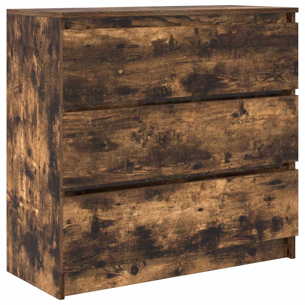 Bufetă Stejar afumat 80x35x76 cm Lemn prelucrat GartenMobel Dekor