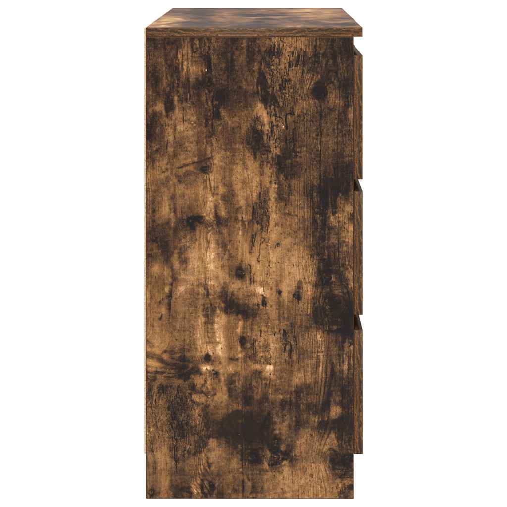 Bufetă Stejar afumat 80x35x76 cm Lemn prelucrat GartenMobel Dekor
